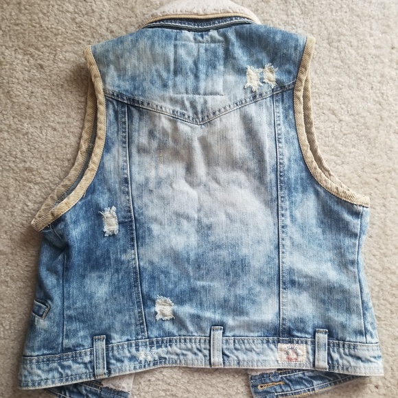 Denim & Wool Vest - Picture 3 of 3